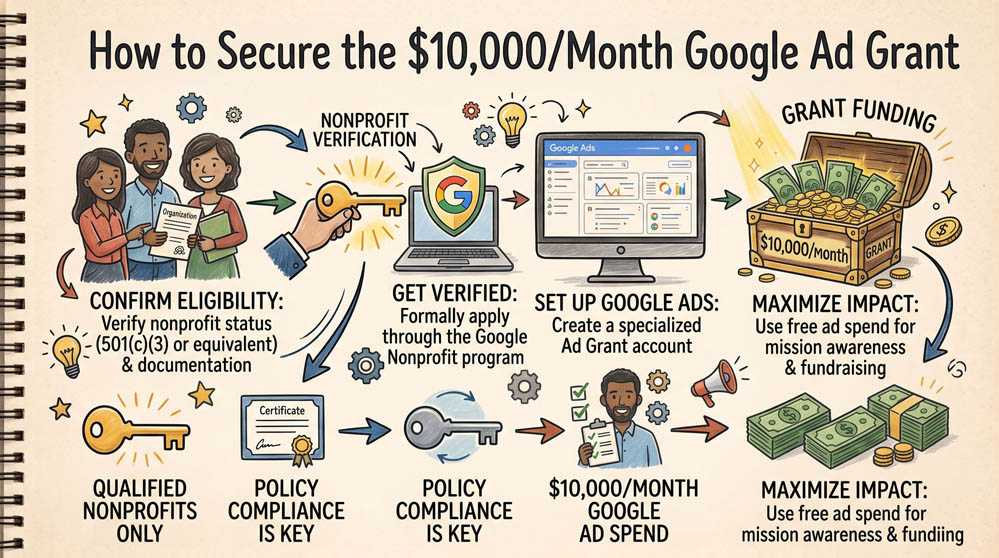 How to Secure the $10000-Month Google Ad Grant