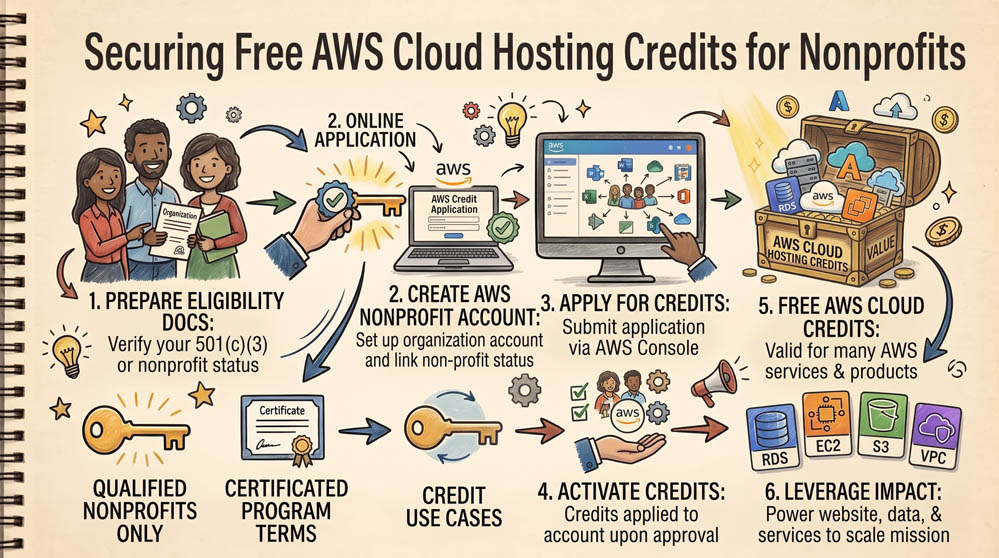 Securing Free AWS Cloud Hosting Credits for Nonprofits