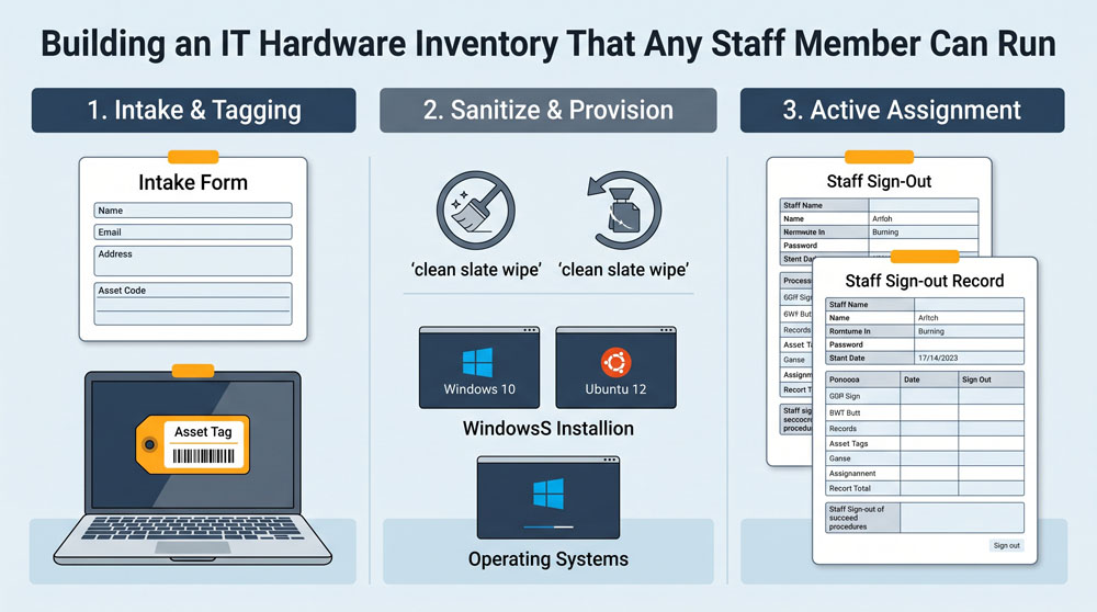 Building an IT Hardware Inventory That Any Staff Member Can Run